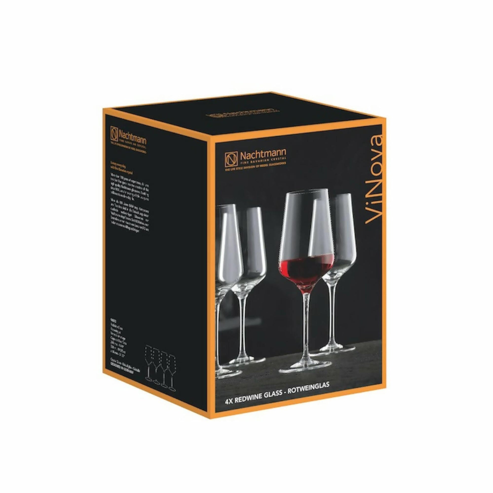 Set 4 Copas ViNova Red Wine2#Sin Color