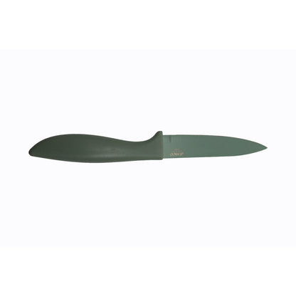 Cuchillo Acero Inoxidable Con Funda Multiusos3#Verde