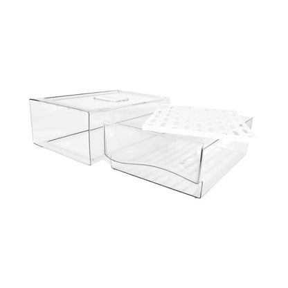 Caja Organizadora Refrigerador con Drenaje Grande