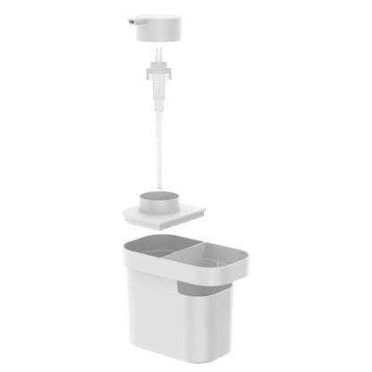 Dispensador de detergente y Organizador Trium5#Blanco