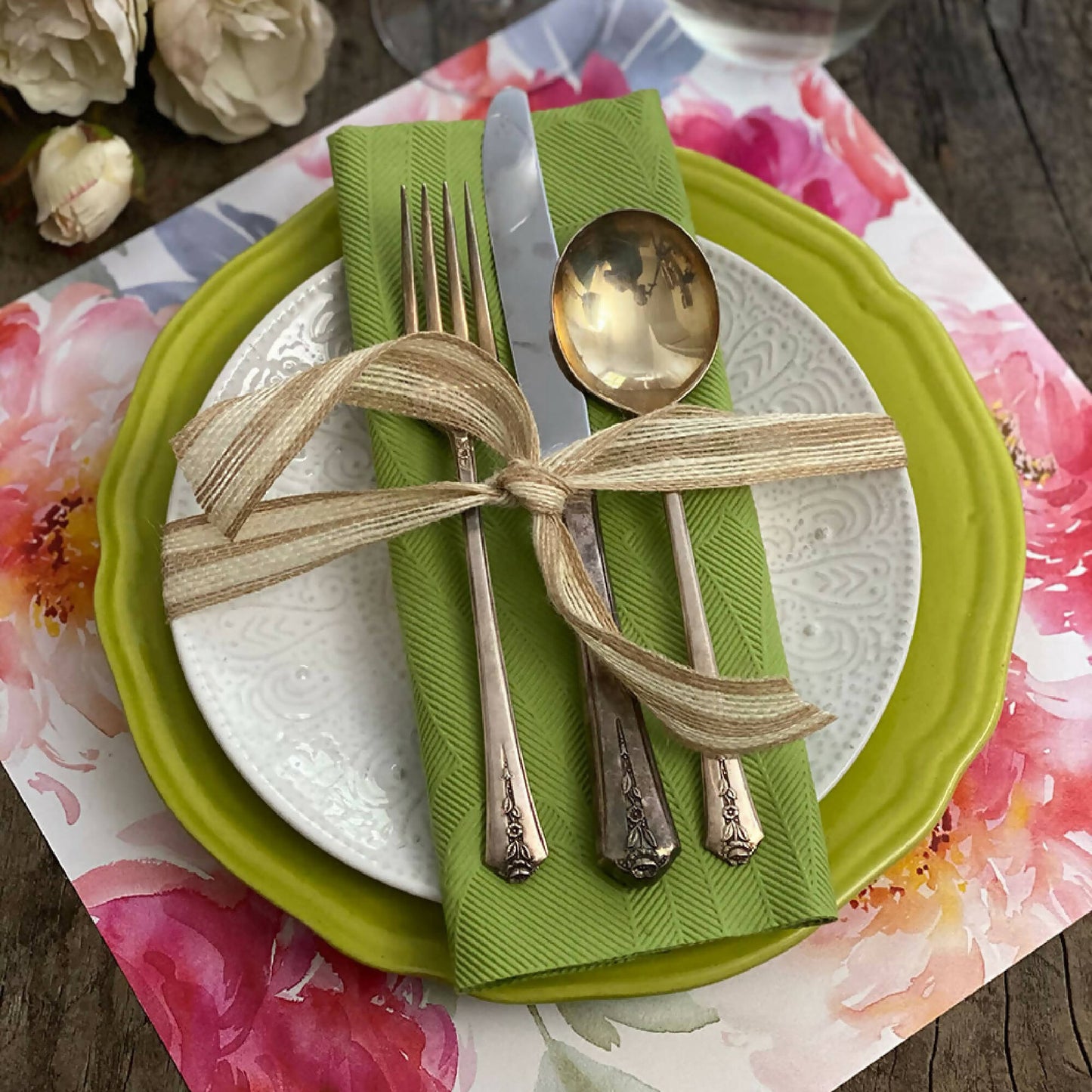 Plato Base Crisantemo2#Multicolor