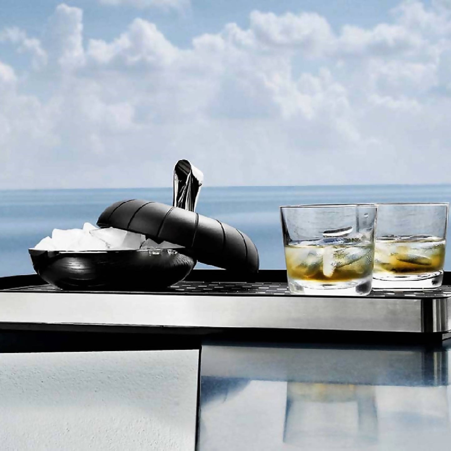 Hielera Cubetera + Pinza1#Negro