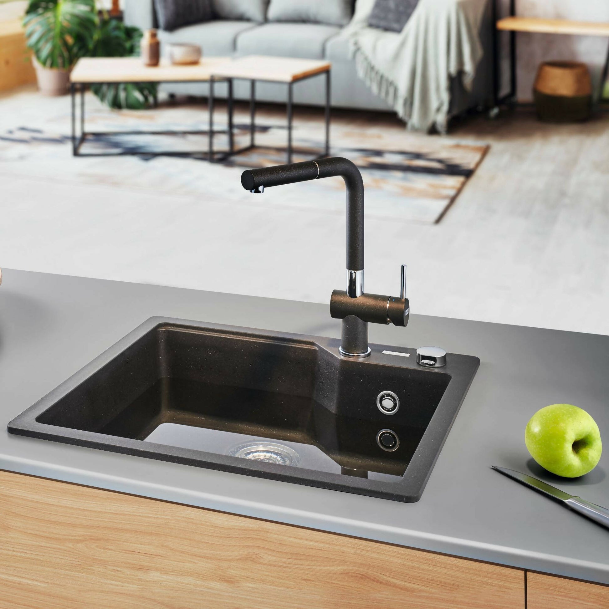 Grifería Active Plus1#Negro