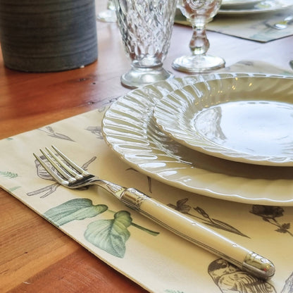 Pack 4 Individuales Sara4#Crema