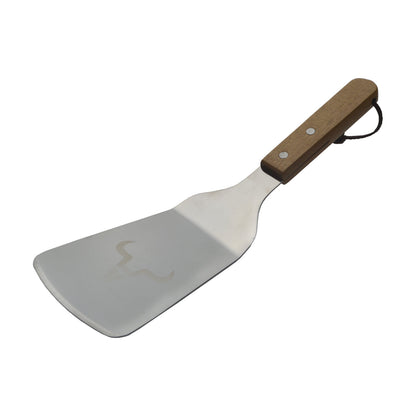 Espátula De Cocina Acero Inoxidable Mango Madera2#Sin color