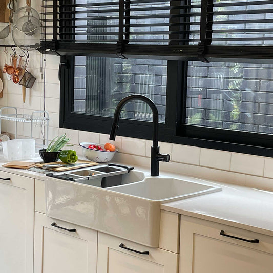 Lavaplatos Cerámica MHK 720-311#Blanco