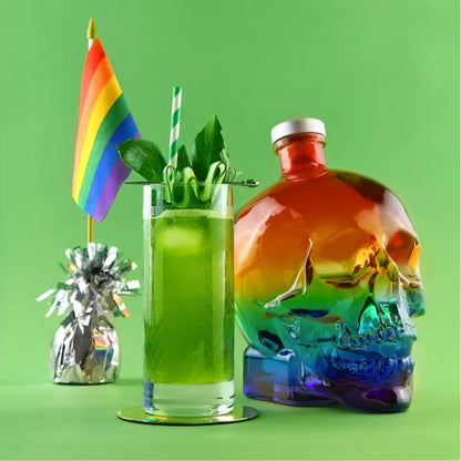 Full Crystal Head Vodka X22#Sin color