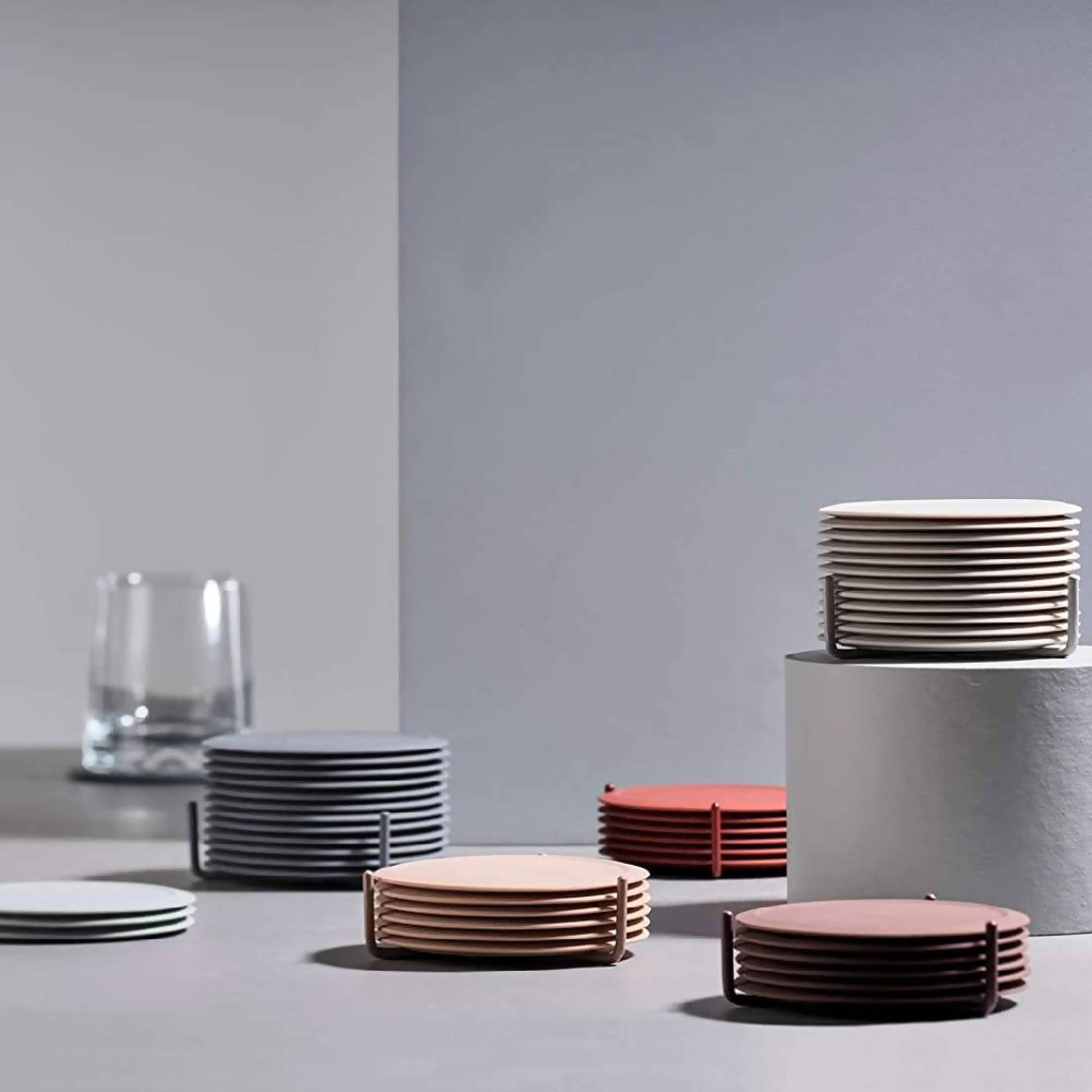 Posavasos Singles4#Gris