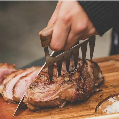 Garra De Oso Para Parrilla Con Mango De Madera1#Café
