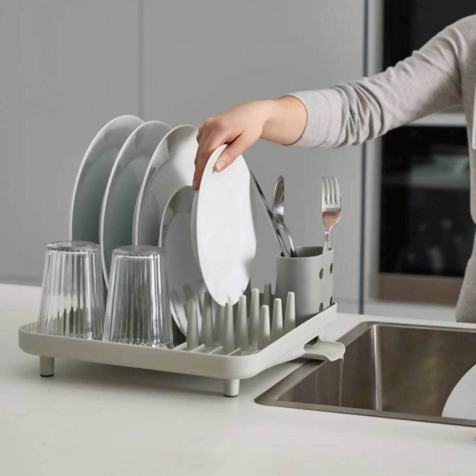 Secaplatos Compacto Duo5#Gris