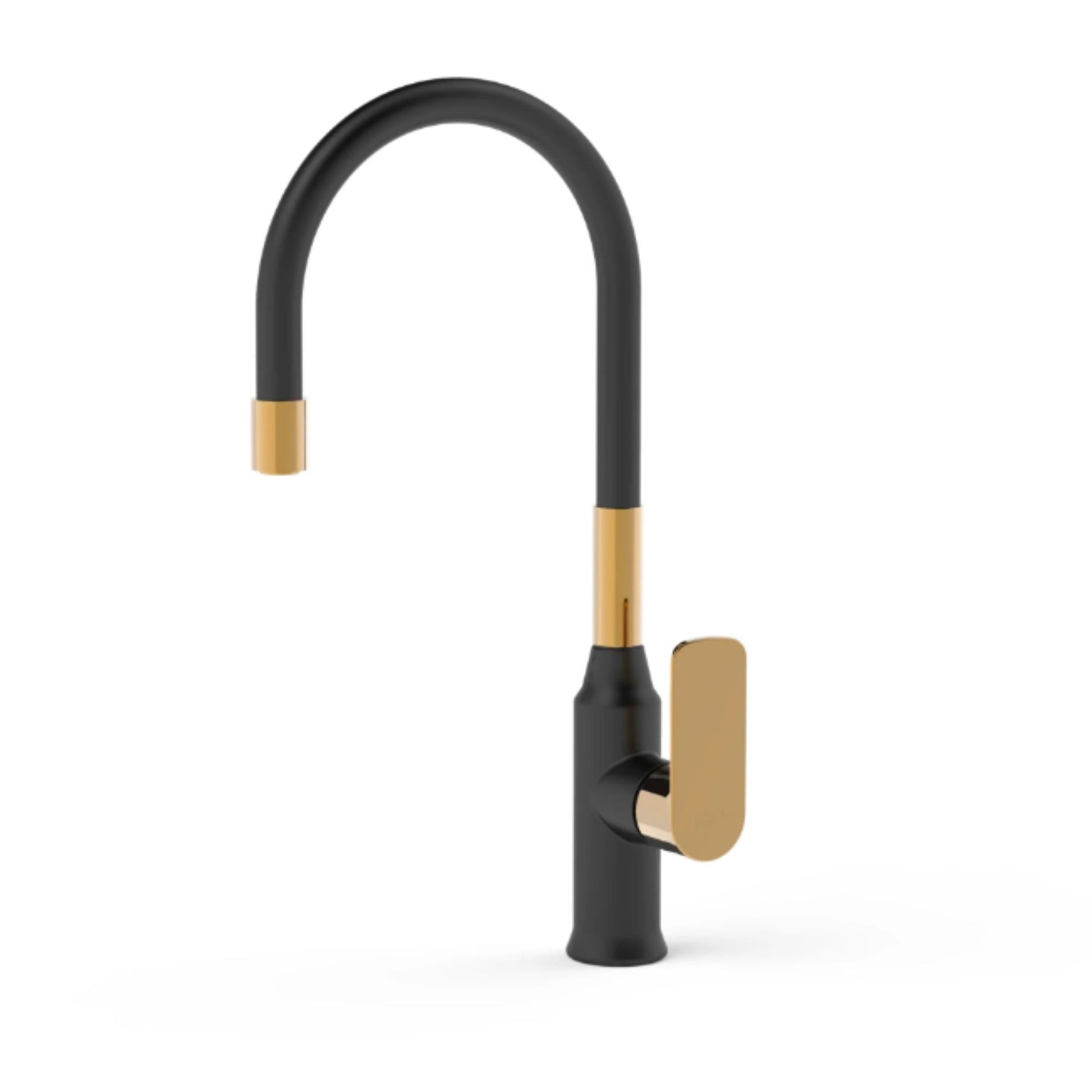 Grifería Monomando Flexible Agatha B&G2#Negro