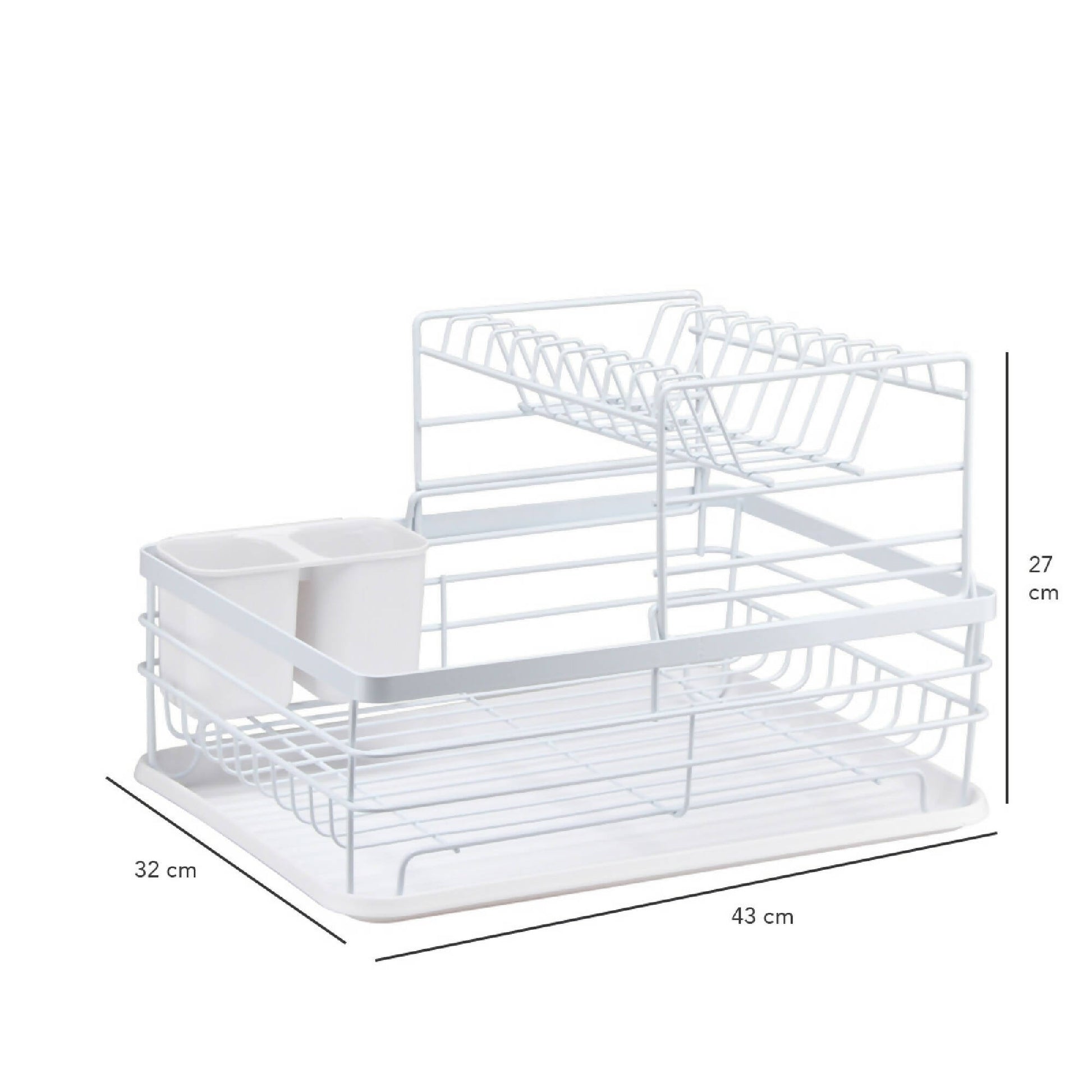 Secaplatos Escurridor 2 Niveles9#Blanco