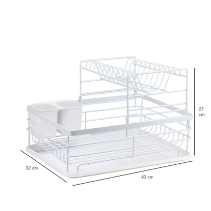 Secaplatos Escurridor 2 Niveles9#Blanco