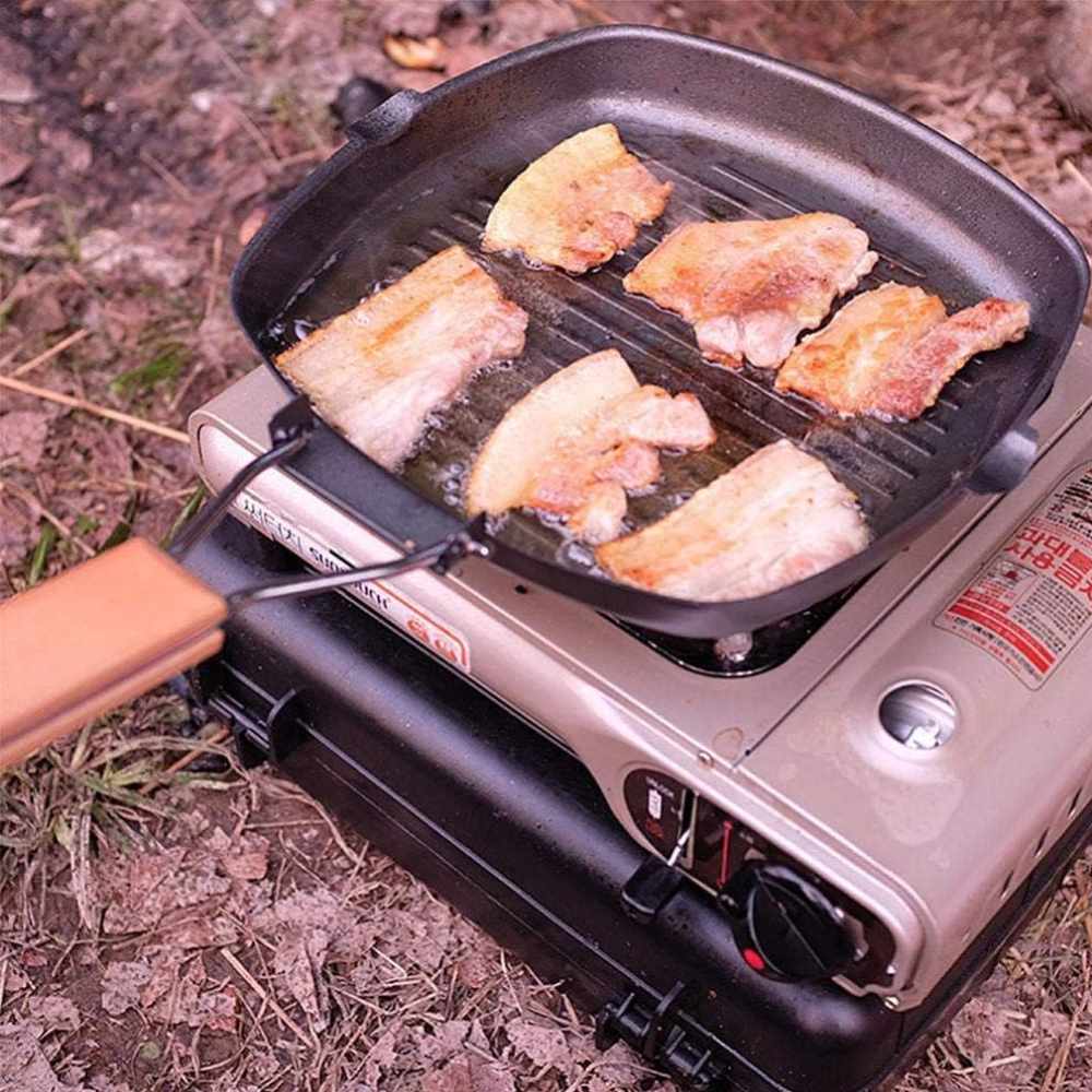 Sartén Parrilla Cocina Grill Cuadrado Antiadherente 24 cm1#Negro