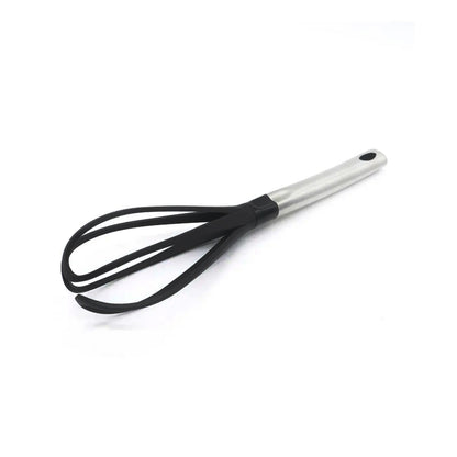 Set 6 Utensilios de Cocina Silicona-Acero Inoxidable5#Negro