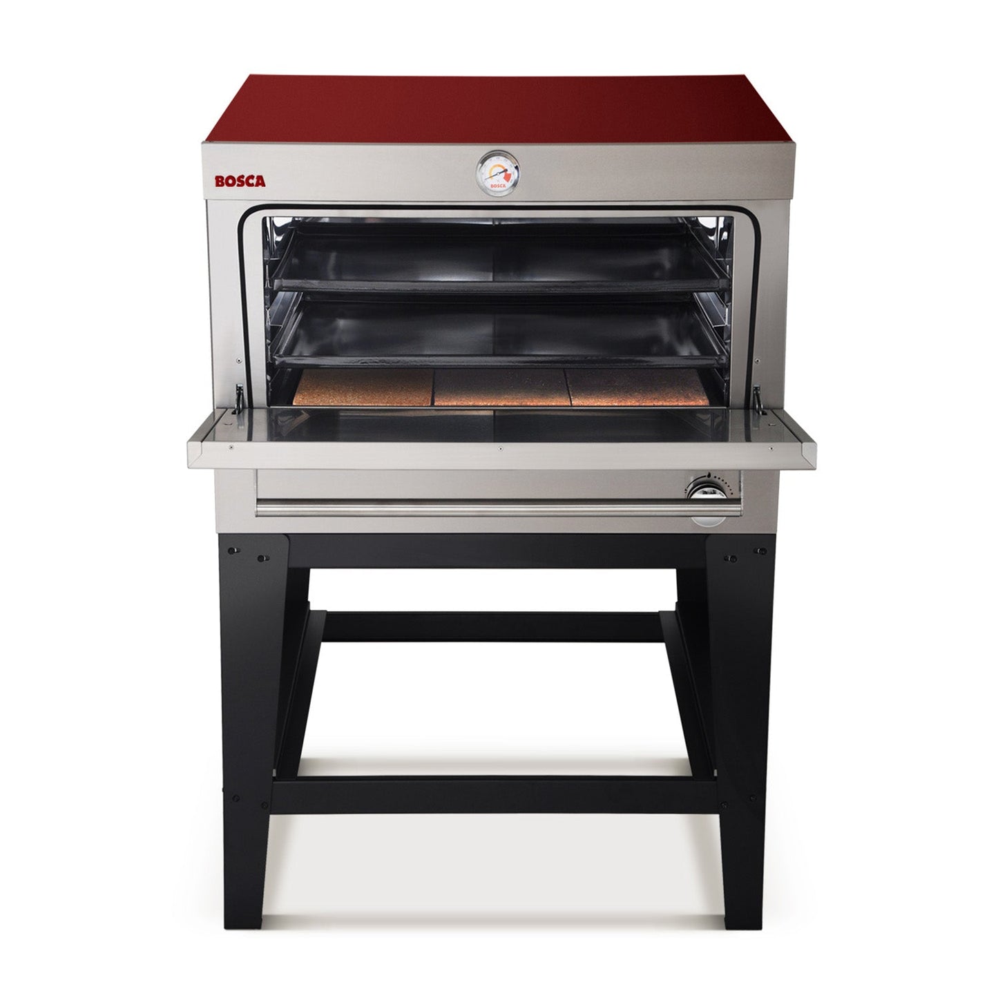 Horno a Gas Lucero6#Rojo/Inox