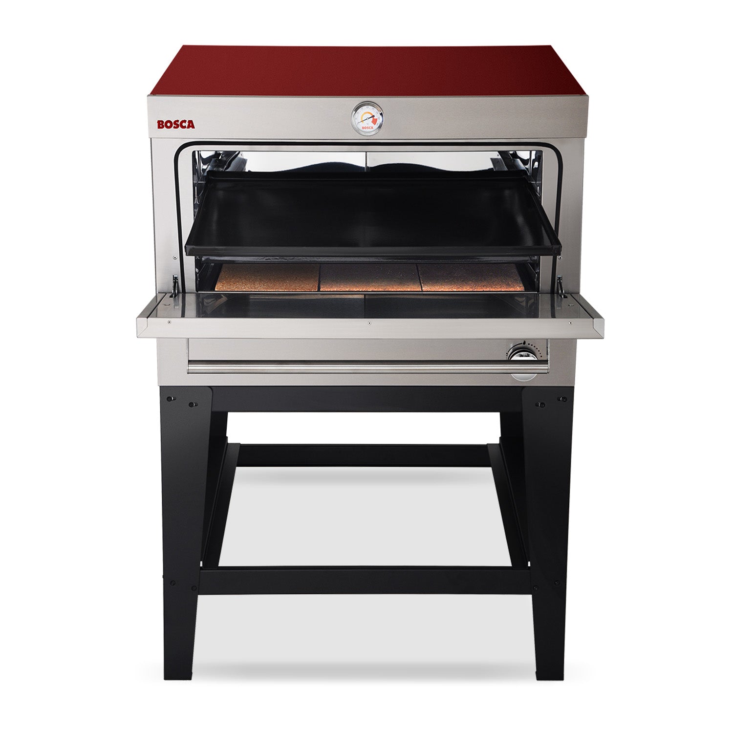 Horno a Gas Lucero7#Rojo/Inox