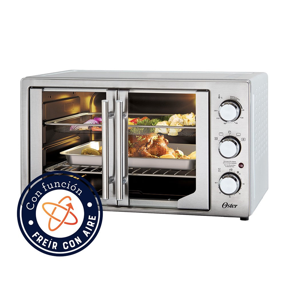 Horno con Freidora de Aire Antiadherente DiamondForce TSSTTVFDMAFNS3#Gris