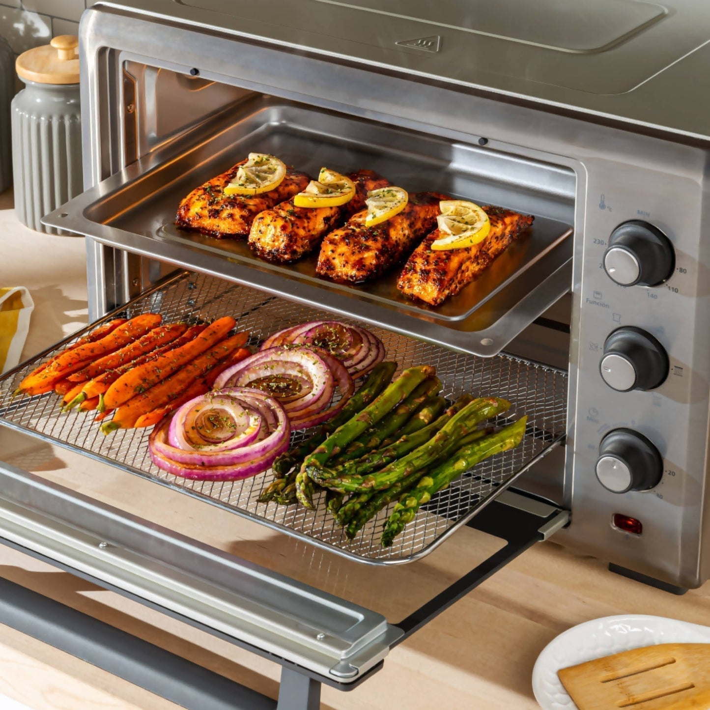 Horno Freidora Aire 35 Lts TSSTTVLS352#Gris