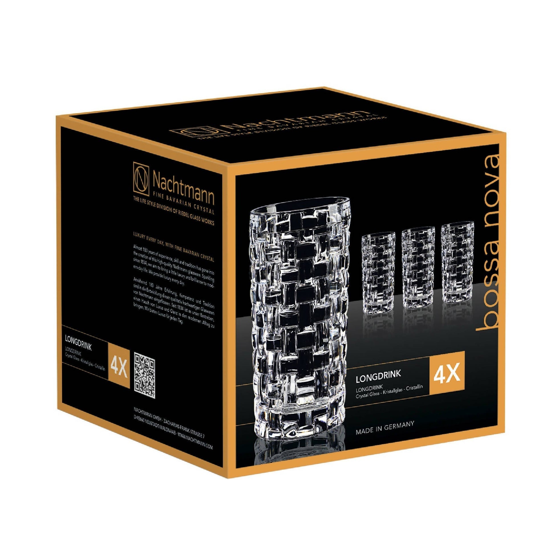 Set 4 Vasos Bossa Nova Longdrink2#Sin Color