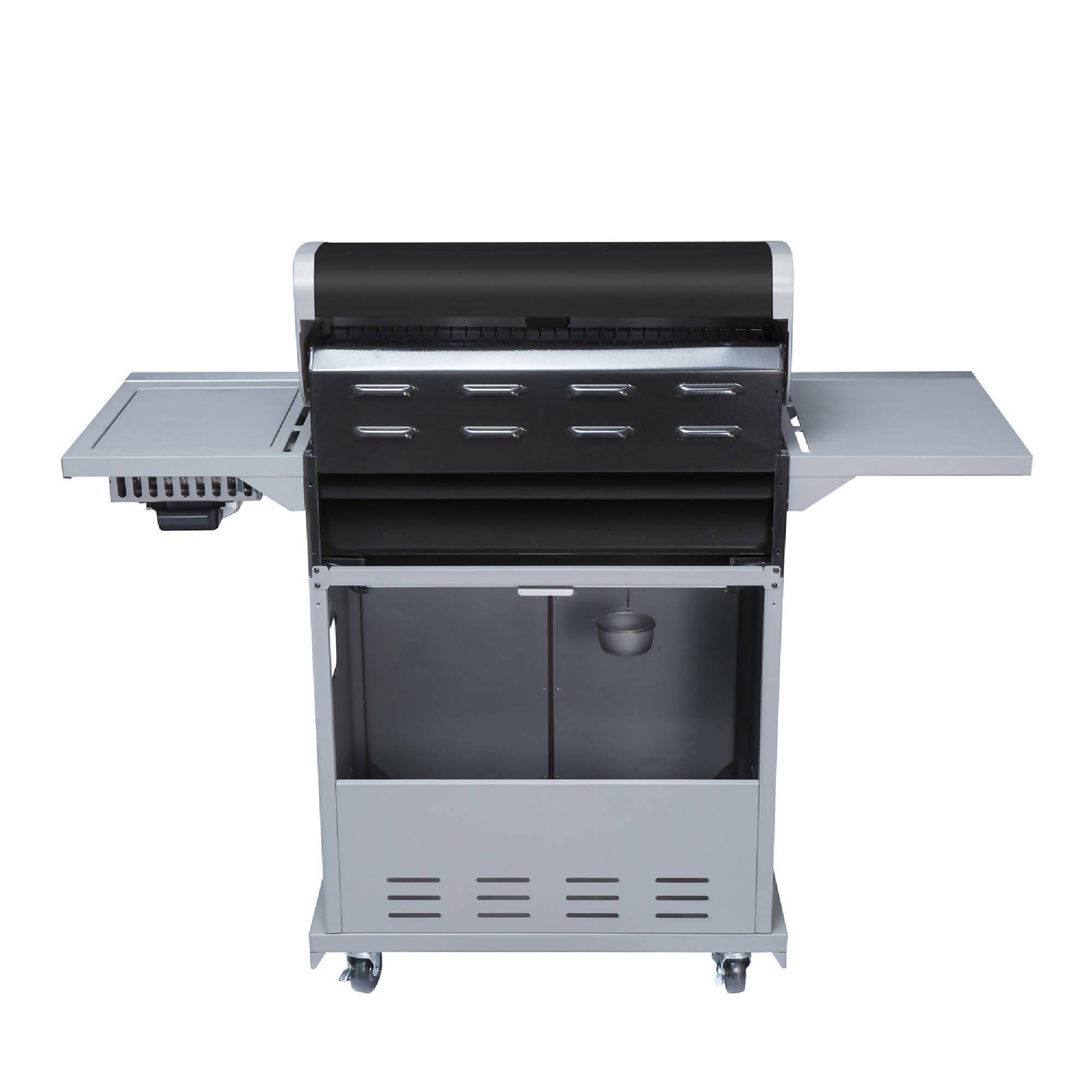 Parrilla Texas Black 4 Quemadores + Quemador Lateral BBQ401GCIB5#Negro