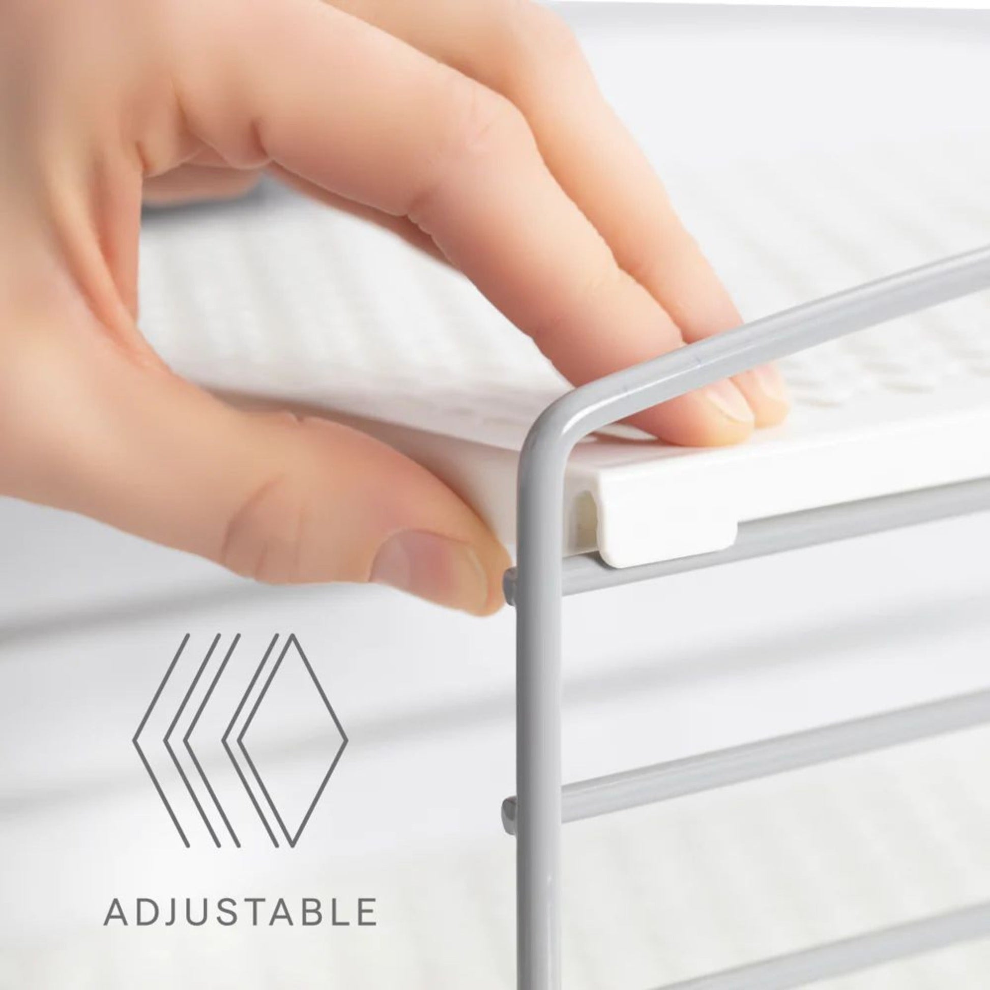 Repisa Organizadora De Despensa Mediana3#Blanco