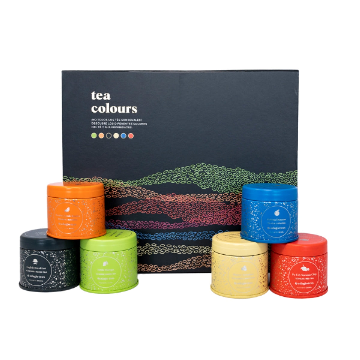 Caja Té 6 Pomos Iman Tea Colours1#Sin Color