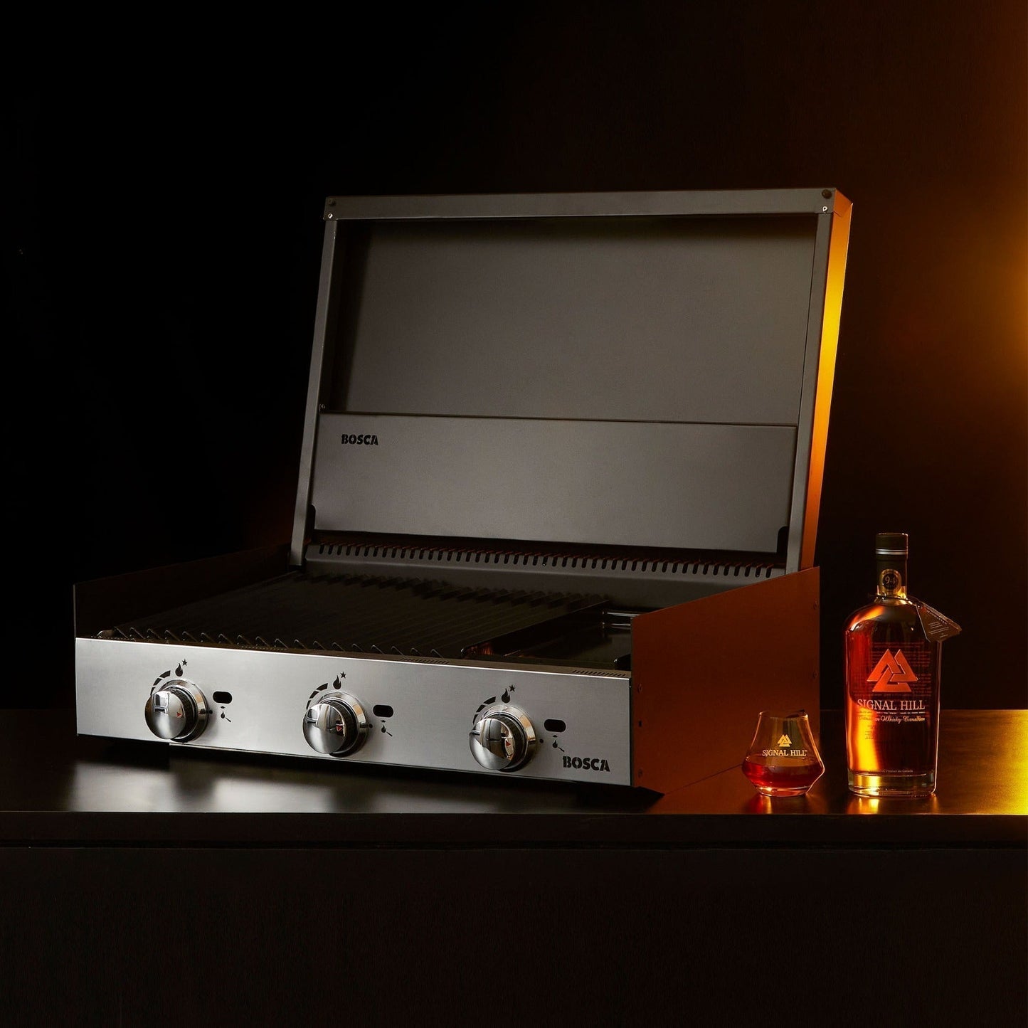 Parrilla para Quincho Block gas 7501#negro