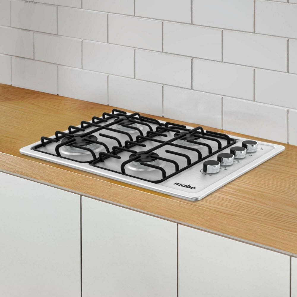 Kit Empotrable Horno + Encimera + Campana4#Acero|Negro