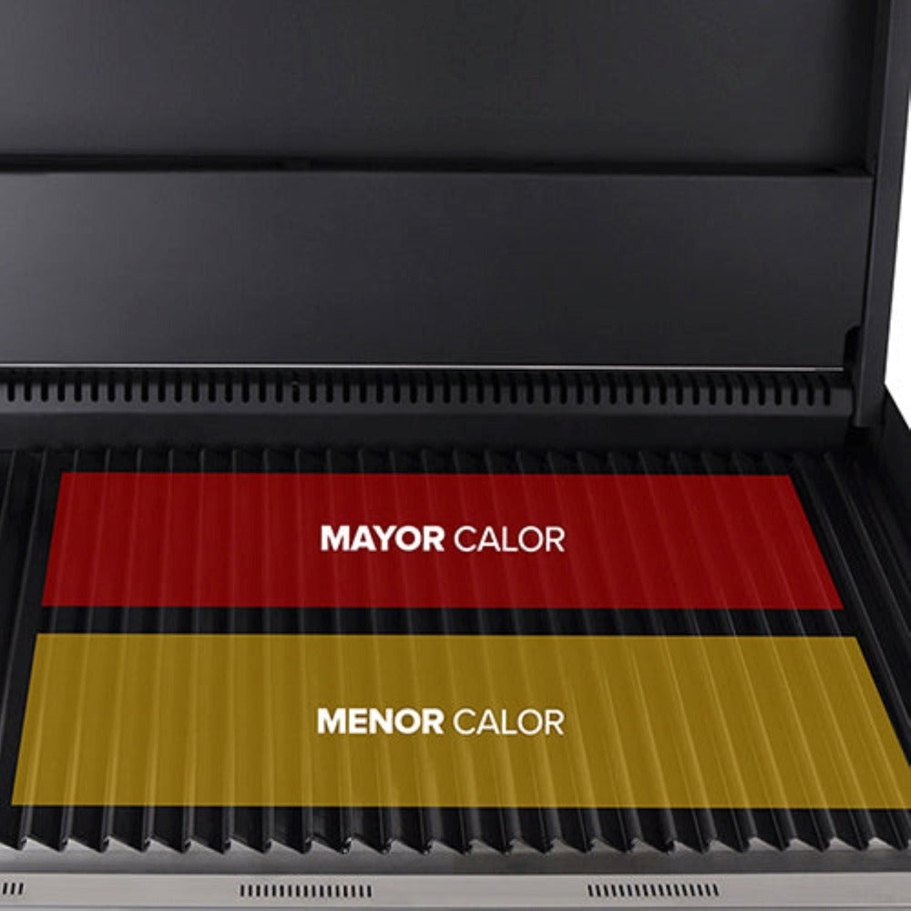 Parrilla para Quincho Block gas 7505#negro