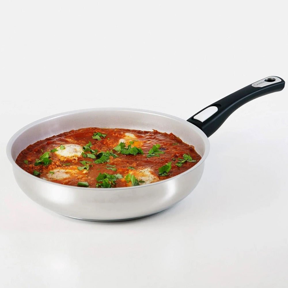 Sarten 28 CM Acero Inox3#Acero