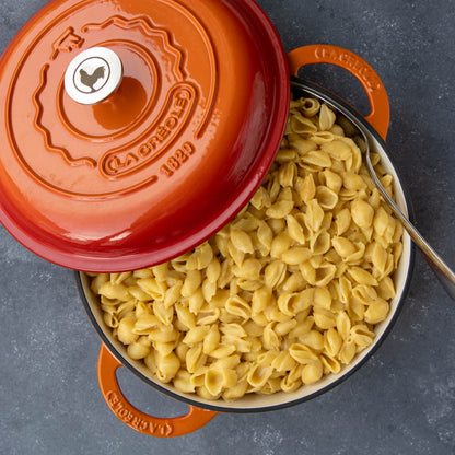 Olla Perfil Bajo 30 Cm6#Naranjo