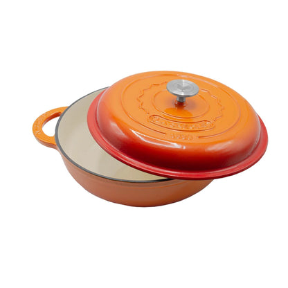 Olla Perfil Bajo 30 Cm7#Naranjo