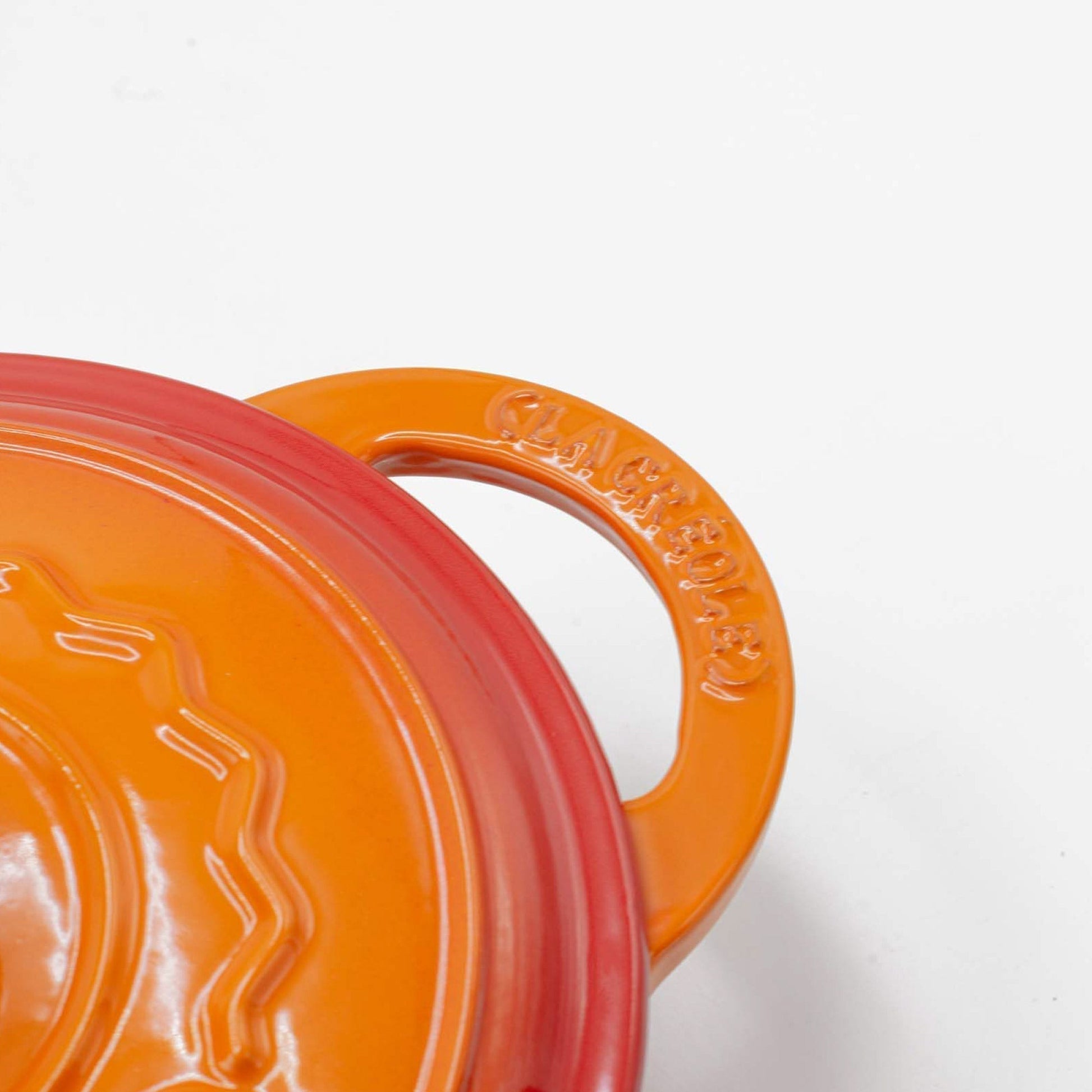 Olla Perfil Bajo 30 Cm8#Naranjo