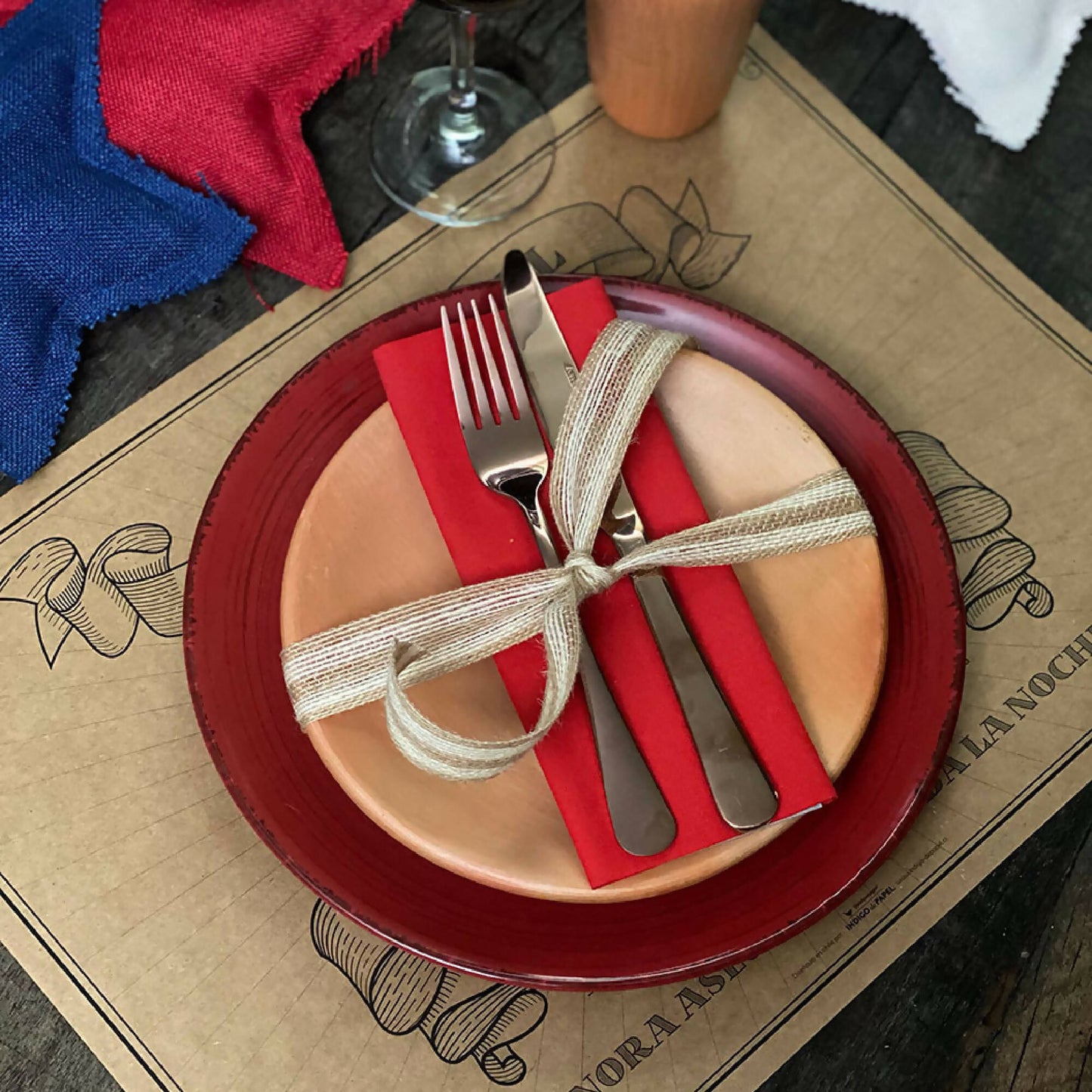 Individuales Kraft Fonda Oficial2#Multicolor