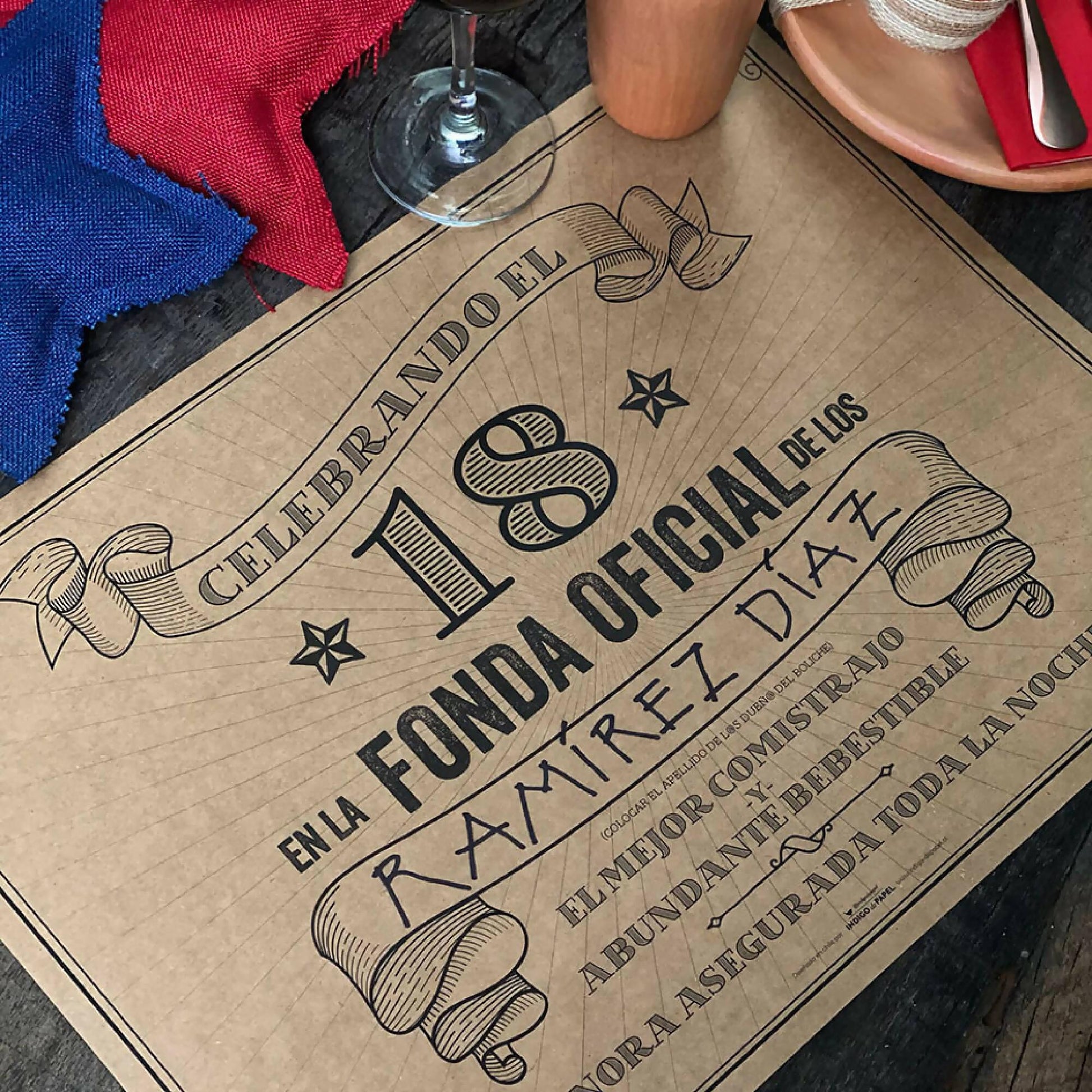 Individuales Kraft Fonda Oficial1#Multicolor