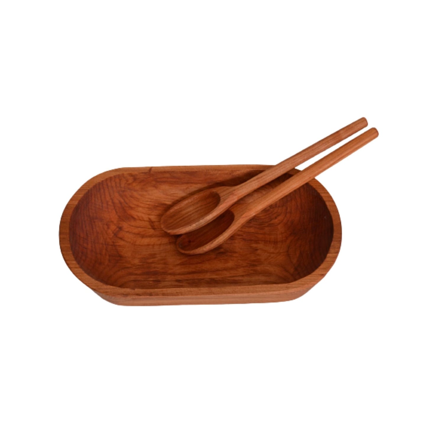 Juego Fuente Ovalada Con 2 Cucharas Para Servir2#Café 