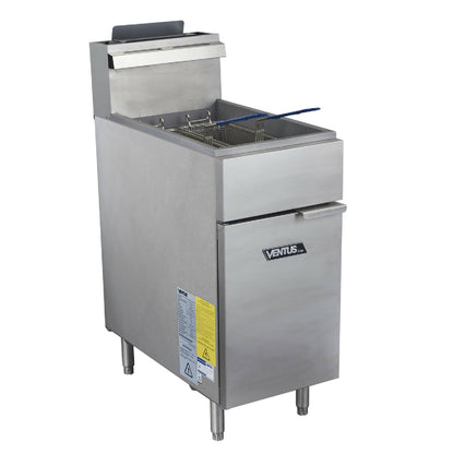 Freidora A Gas Alta Produccion 2 Canastos VFP-18PRO9#Gris