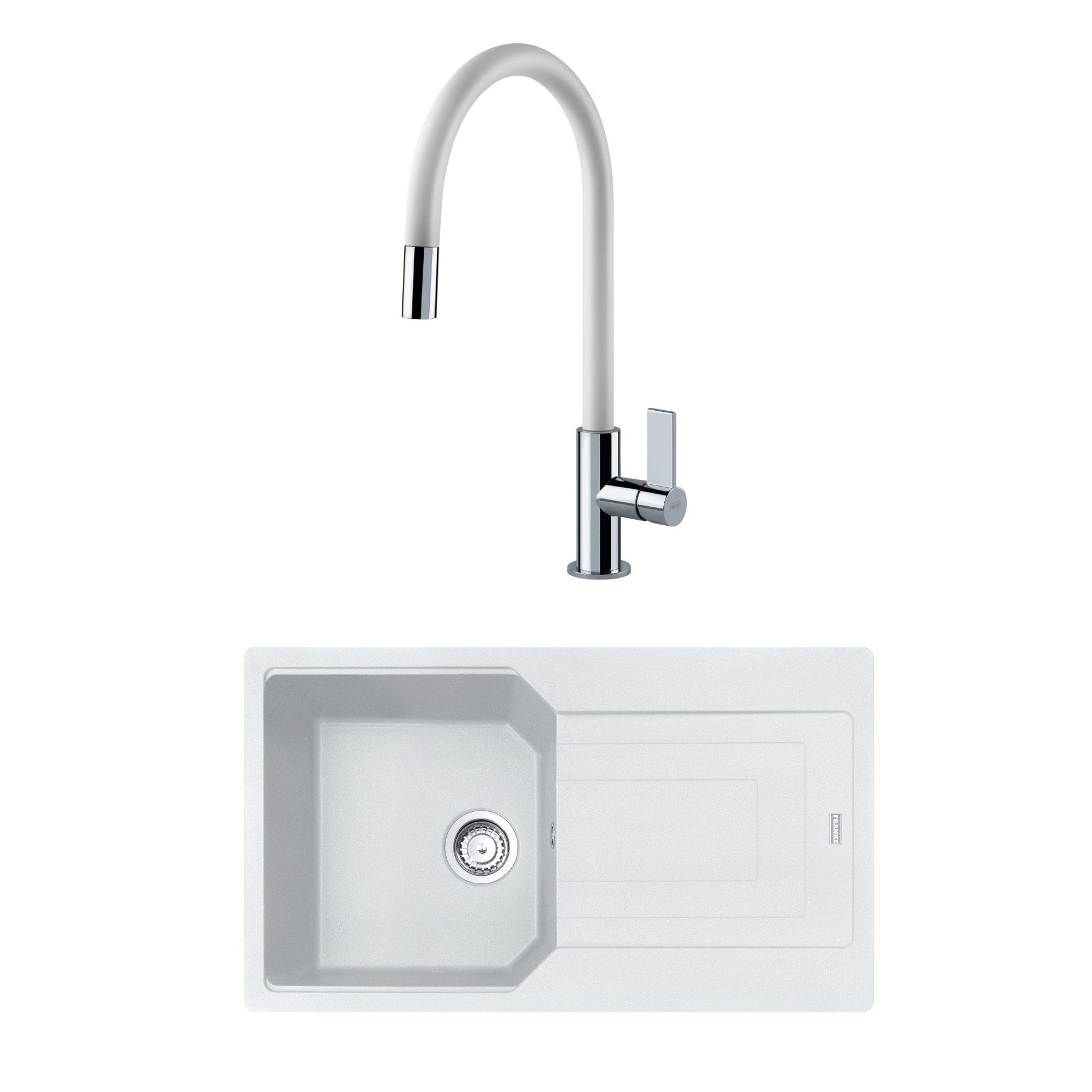 Kit 4 Grifería + Lavaplatos1#Blanco