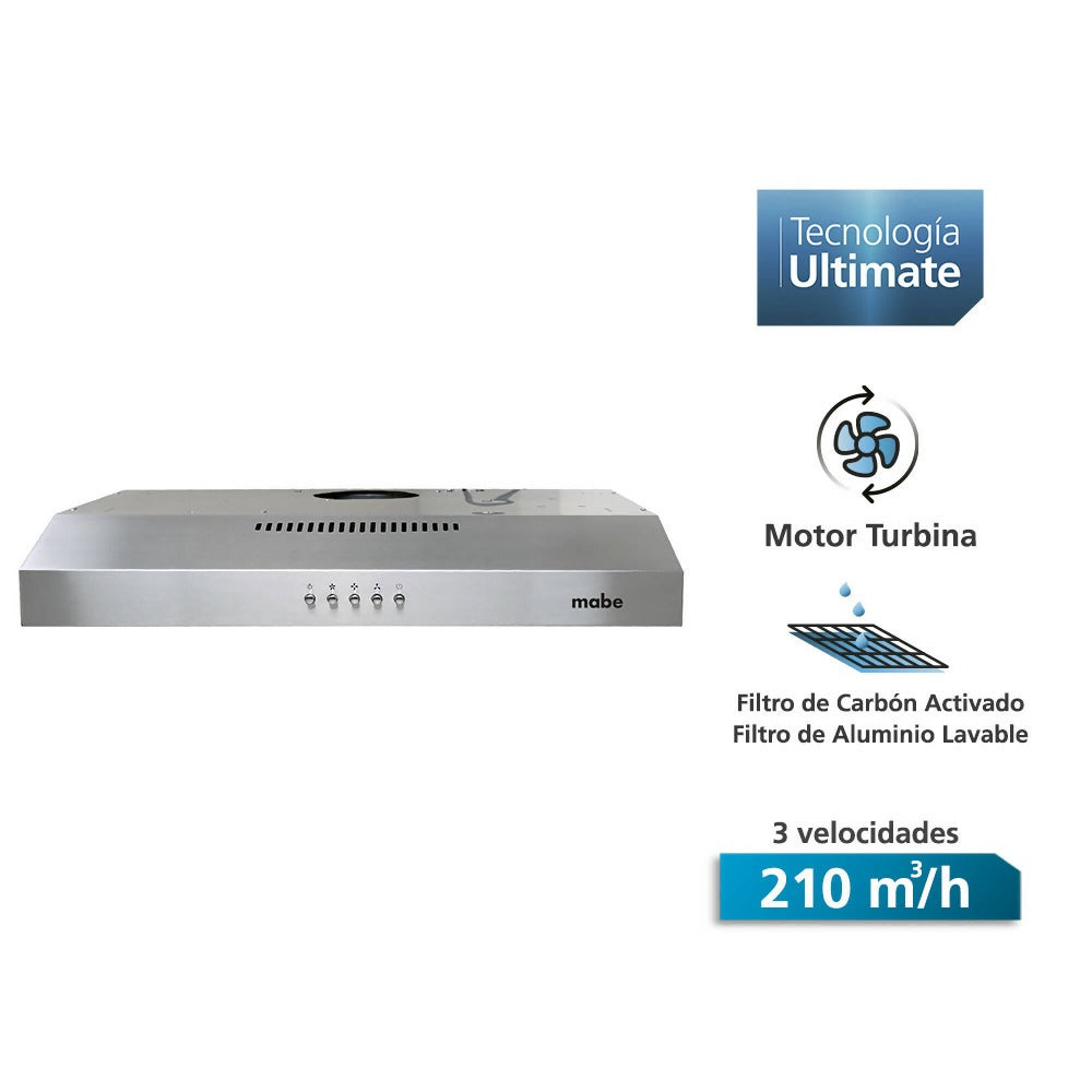 Kit Empotre Encimera Vidrio + Campana 60 cm2#Negro