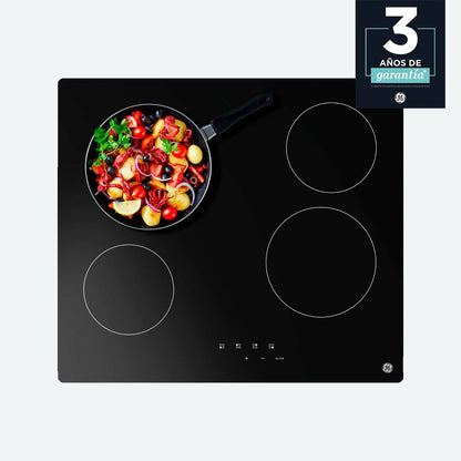 Kit Empotre Encimera Vidrio + Campana 60 cm6#Negro