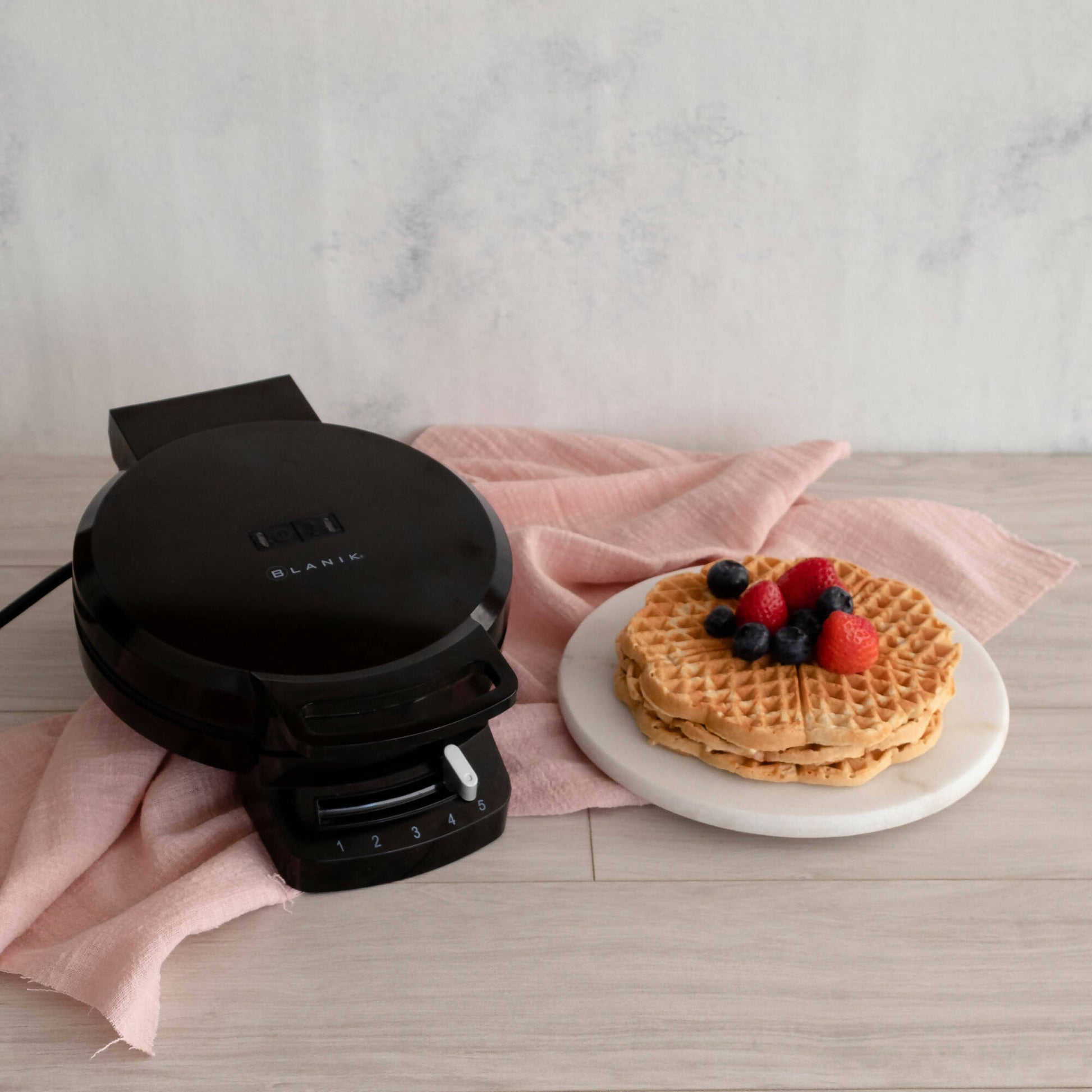 Máquina Para Hacer Waffle Corazón BWC0783#Negro