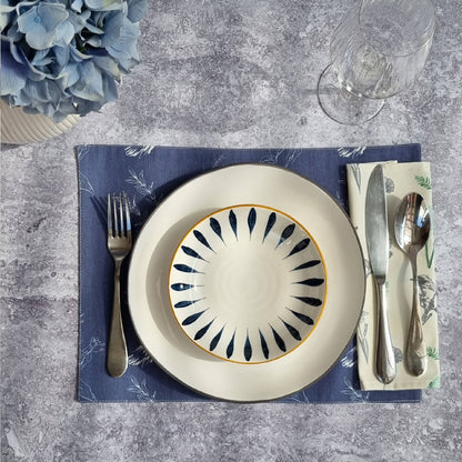 Pack 4 Individuales Cristina3#Azul