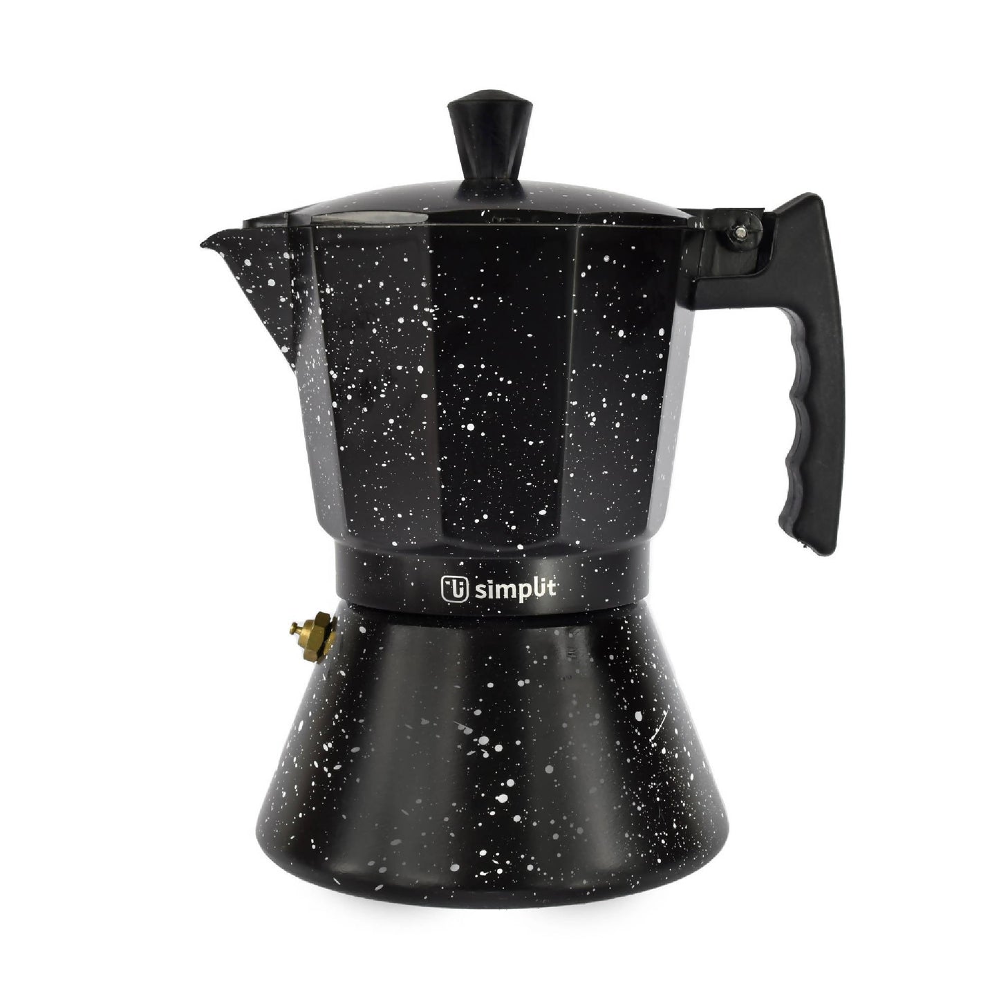 Cafetera Italiana Granito 4 Tazas2#Negro