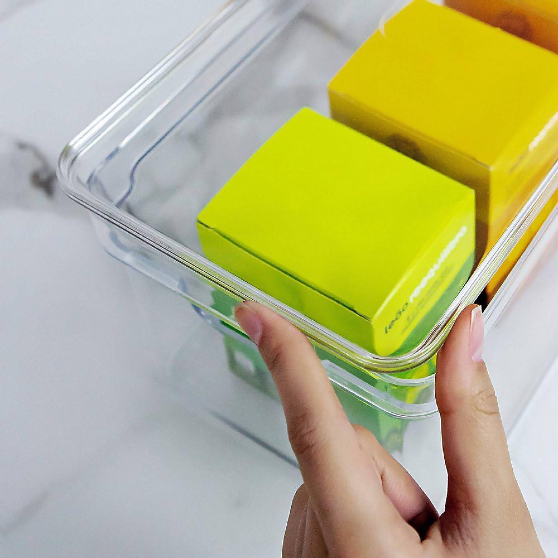 Organizador Despensa con Tapa Clear 30 X 15 X 13 cm2#Sin color