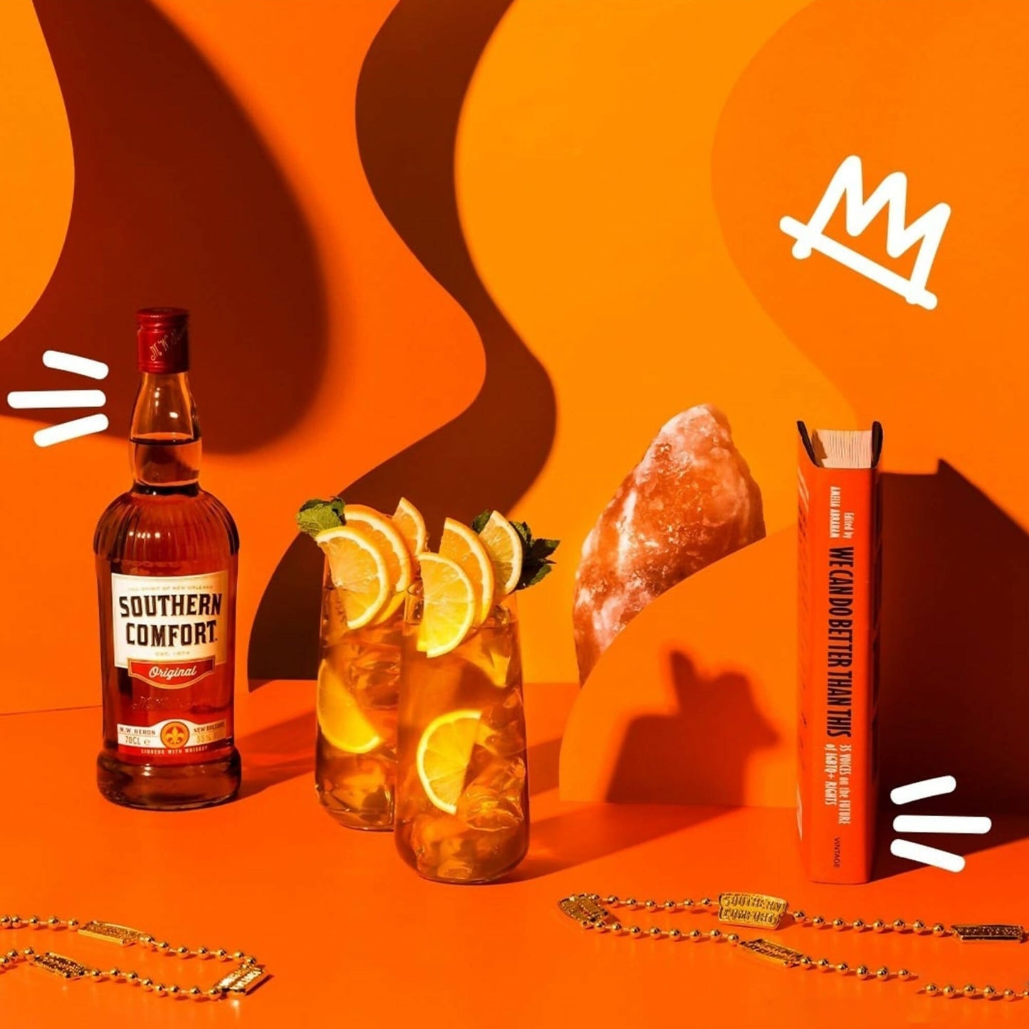 Southern Comfort Whiskey 1L.3#Sin Color