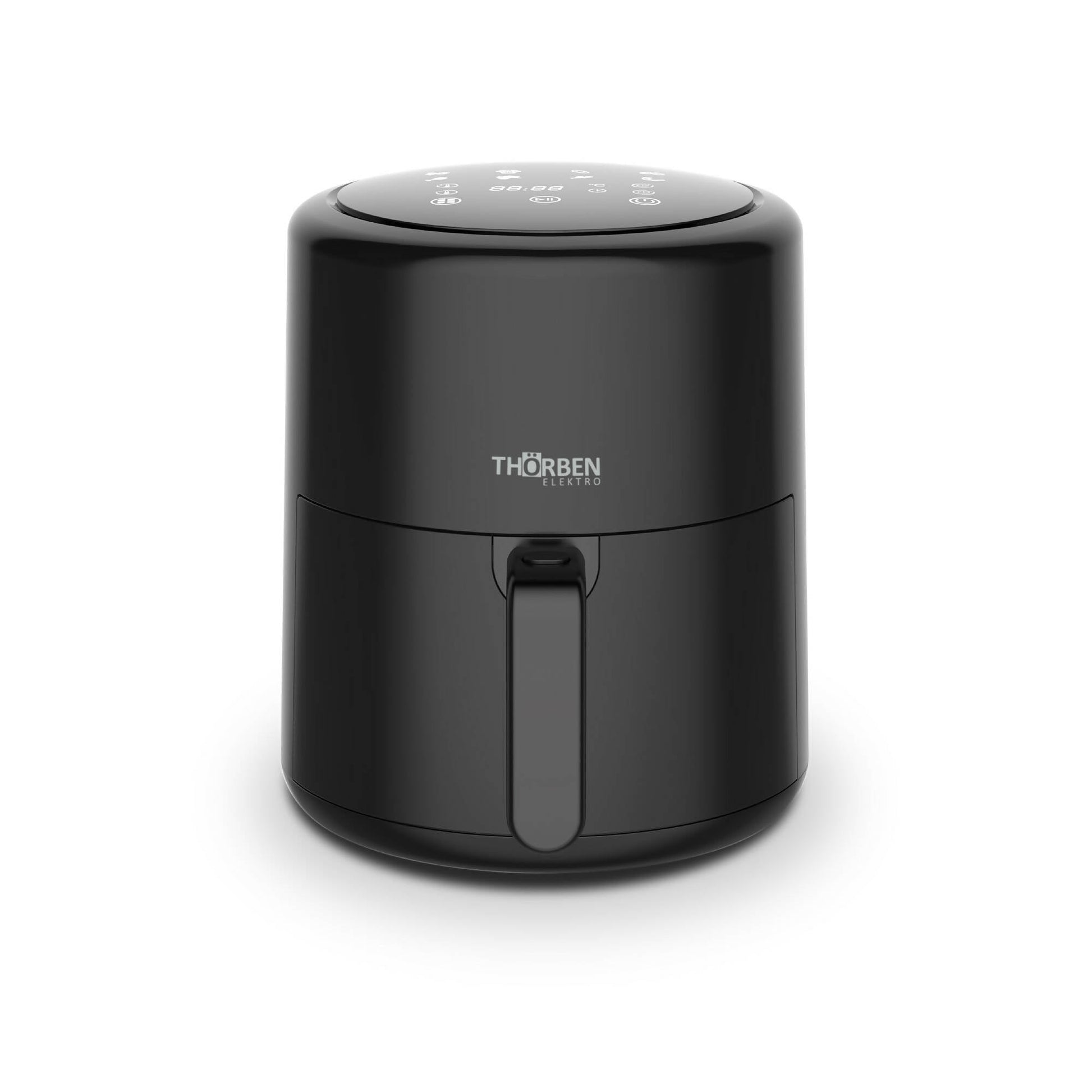 Freidora de Aire Digital Thor Round Heat 4 Lts5#Negro