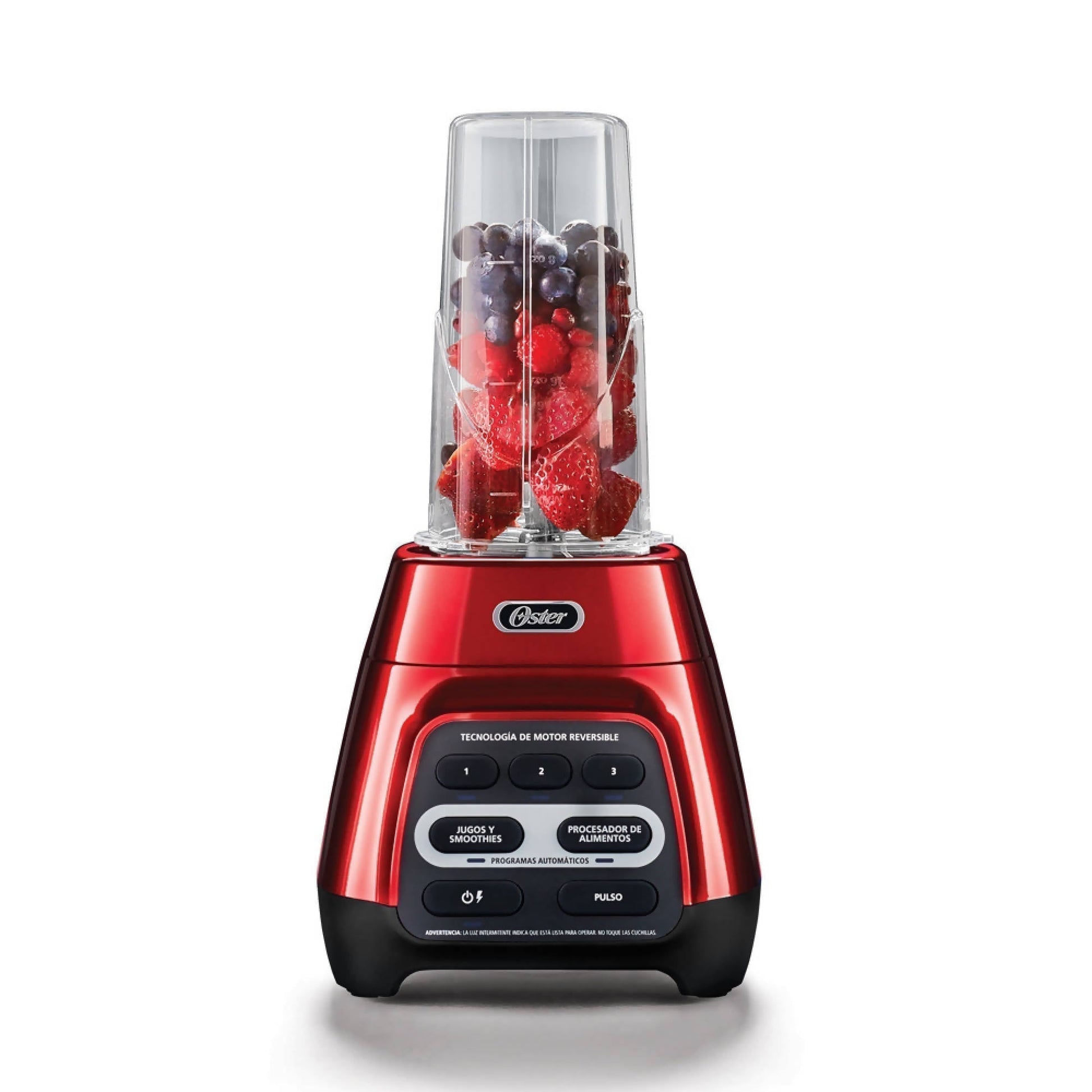 Licuadora Tecnología Reversible + Vaso4#Rojo