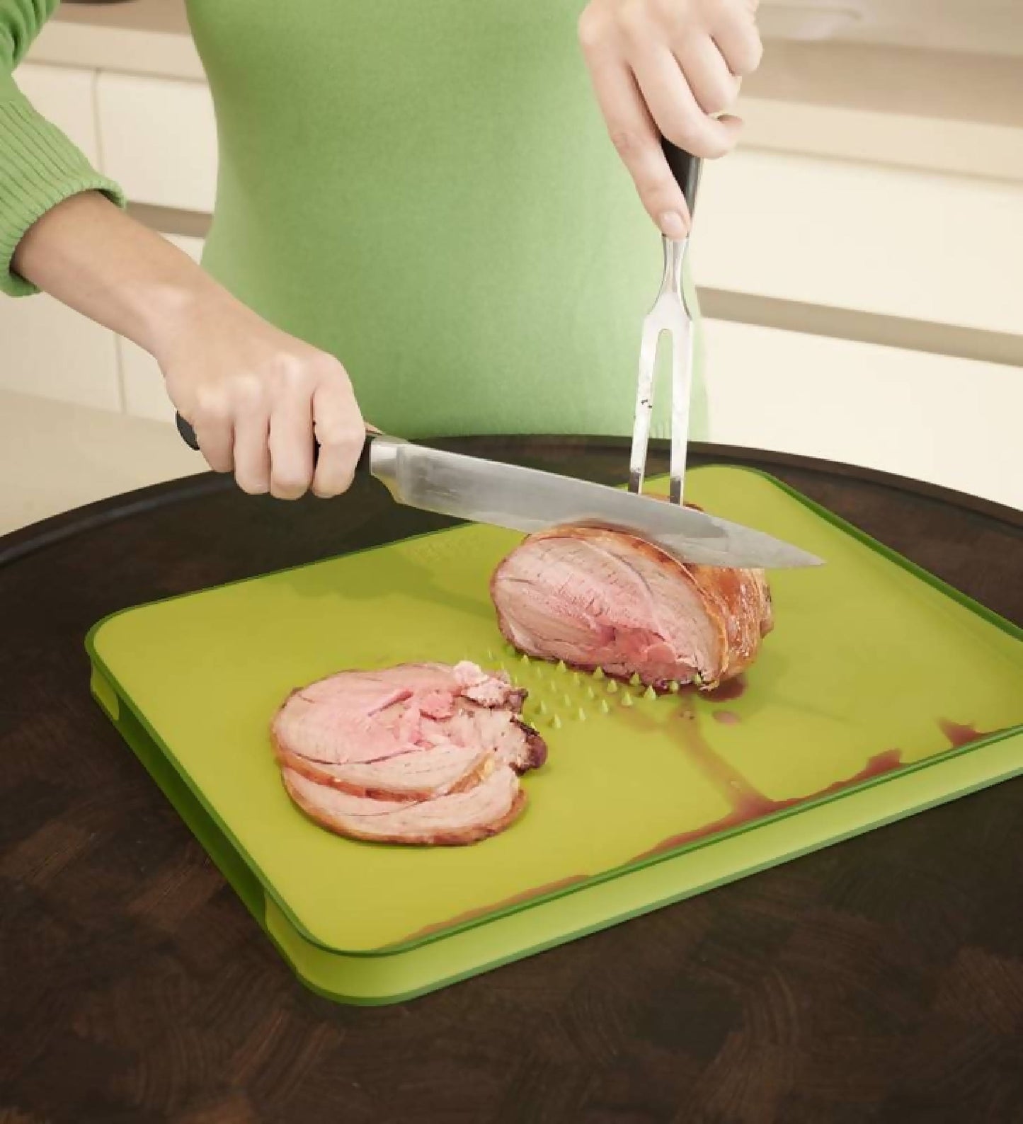 Tabla Multifunción Para Carne2#Verde