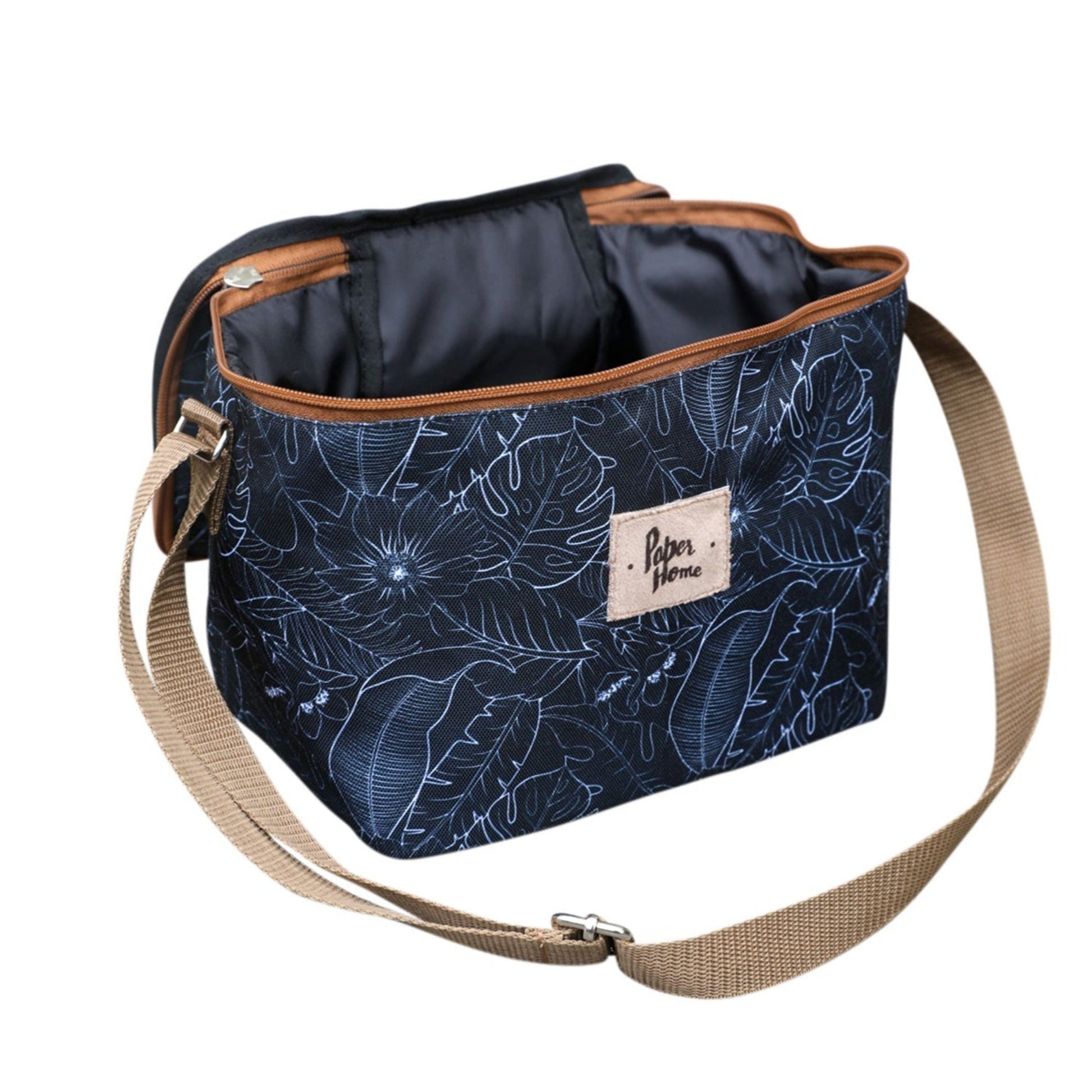 Lonchera Térmica Sustentable Botánica2#Negro